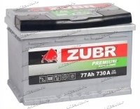 Аккумулятор автомобильный Zubr Premium 77 А/ч 730 А обр. пол. низк. Евро авто (278х175х175) ZP770 2024 купить в Москве по цене 7900 рублей - АКБАВТО