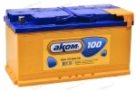 Аккумулятор автомобильный АКОМ (Akom) 100 А/ч 920 А прям. пол. Росс. авто (355x177x190)