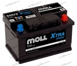 Аккумулятор автомобильный Moll XTRA 75 А/ч 720 А обр. пол. Евро авто (278х175х190) 84075