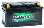 Аккумулятор автомобильный POWER 80 А/ч 760 А обрат. пол. низкий Евро авто (315x175x175)
