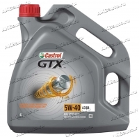 Масло моторное синтетическое Castrol GTX 5W40 A3/B4 4л купить в Москве по цене 3850 рублей - АКБАВТО