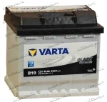 Аккумулятор автомобильный Varta Black Dynamic B19 45 А/ч 400 A обр. пол. Евро авто (207x175x190) 545412