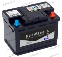 Аккумулятор автомобильный Bushido EFB 65 А/ч 650 А обр. пол. Евро авто (242x175x190) LN2 купить в Москве по цене 13500 рублей - АКБАВТО