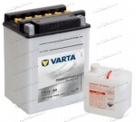 Аккумулятор для мотоцикла и скутера VARTA POWERSPORTS FRESHPACK 14 А/ч 140 А прям. пол. с/зар. с эл. YB14-B2 (134х89х166) 514014014