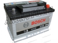 Аккумулятор автомобильный Bosch S3008 70 А/ч 640 A обр. пол. Евро авто (278x175x190) купить в Москве по цене 6900 рублей - АКБАВТО