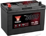 Аккумулятор автомобильный Yuasa YBX3334 115D31R 95 А/ч 720 А прям. пол. Азия авто (303x174x222) с бортиком