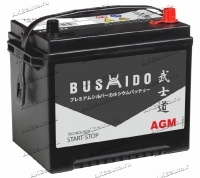 Аккумулятор автомобильный Bushido AGM D26L 75 А/ч 710 А обр. пол. Азия авто (260x173x225) с бортиком купить в Москве по цене 19900 рублей - АКБАВТО