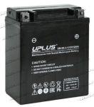 Аккумулятор для мото и гидро техники UPLUS High Perfomance AGM 12 А/ч 125 А обр. пол. залит/заряжен EB12E-3-1 (134х80х160) YB12AL-A2