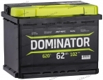 Аккумулятор автомобильный Dominator 62 А/ч 620 A прям. пол. Росс. авто (242x175x190)