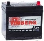 Аккумулятор автомобильный Timberg Asia 65 А/ч 600 A обр. пол. Азия авто (232x173x225) с бортиком