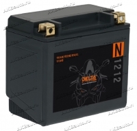 Аккумулятор для мотоцикла и скутера Delta N 1212 12V 12 А/ч (108Втч) 200 А прям. пол. заряжен Na-ion (150х87х130) Na+ YTX12-BS, YTX14-BS купить в Москве по цене 6400 рублей - АКБАВТО
