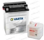Аккумулятор для мотоцикла и скутера VARTA POWERSPORTS FRESHPACK 14 А/ч 140 А прям. пол. с/зар. с эл. YB14-A2 (136х91х169) 514012