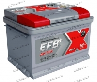 Аккумулятор автомобильный АкТех EFB 62 А/ч 610 A обр. пол. низкий Евро авто (244x175x175) купить в Москве по цене 8900 рублей - АКБАВТО