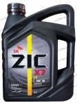 Масло моторное синтетика Zic X7 LS 5W-30 SN C3 4Л