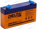 Аккумулятор для ИБП и прочего электрооборудования Delta DTM 6012 6V 1,2 А/ч (97х24х58) AGM