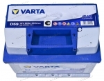 Аккумулятор автомобильный Varta Blue Dynamic D59 60 А/ч 540 A обр. пол. низкий Евро авто (242x175x175) 560409