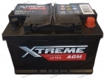 Аккумулятор автомобильный Xtreme AGM 75 А/ч 710 А обр. пол. Евро авто (278х175х190) L3.0