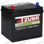 Аккумулятор автомобильный Zubr Premium Asia 65 А/ч 650 А прям. пол. Азия авто (232x173x225) ZPA651 с бортиком 2023г