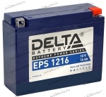 Аккумулятор для мотоцикла и скутера Delta EPS 1216 12V 15 А/ч 220 A обр. пол. залит/заряжен YB16AL-A2 (205х70х162) GEL 5958-04a