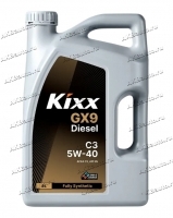Масло моторное синтетика KIXX GX9 Diesel 5W40 C3 4л L2013440R1 купить в Москве по цене 4350 рублей - АКБАВТО