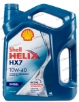 Масло моторное полусинтетическое Shell Helix Diesel HX7 10W40 4л