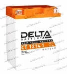 Аккумулятор для мотоцикла и скутера Delta CT1214.1 12V 14 А/ч 165 A прям. пол. залит/заряжен (132х89х164) AGM YB14-BS, YTX14AH, YTX14AH-BS