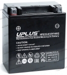 Аккумулятор для мото и гидро техники UPLUS Nano Gel AGM 14 А/ч 170 А прям. пол. залит/заряжен HPG16-4 (150х87х161) YTX16-BS, YB16B-A 2020г