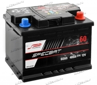 Аккумулятор автомобильный Specbat 60 А/ч 480 А обр. пол. Евро авто (242х175х190) SPB600SU купить в Москве по цене 4150 рублей - АКБАВТО