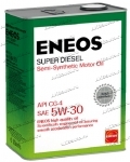 Масло моторное дизельное полусинтетика Eneos Super Diesel 5W30 4л