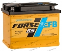 Аккумулятор автомобильный FORSE EFB 65 А/ч 660 А обр. пол. Евро авто (242x175x190) 565108051 купить в Москве по цене 10310 рублей - АКБАВТО