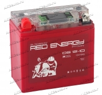 Аккумулятор для мотоцикла и скутера Red Energy DS 1210 12V 10 А/ч 110 А прям. пол. залит/заряжен YB9A-A, YB9-B, 12N9-4B-1 (137x77x135) купить в Москве по цене 3600 рублей - АКБАВТО