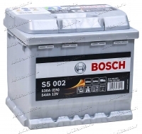 Аккумулятор автомобильный Bosch Silver Plus S5002 54 А/ч 530 А обр. пол. Евро авто (207x175x190) купить в Москве по цене 7300 рублей - АКБАВТО