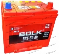 Аккумулятор автомобильный BOLK Asia 65 А/ч 600 А обр. пол. Азия авто (230х173х220) ABJ650 с бортиком купить в Москве по цене 5700 рублей - АКБАВТО