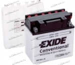 Аккумулятор для мотоцикла и скутера Exide Conventional 19 А/ч 190 А обр. пол. с/зар. с эл. EB16CL-B (175х100х175) YB16CL-B