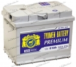 Аккумулятор автомобильный TYUMEN BATTERY PREMIUM 61 А/ч 540 А прям. пол. Росс. авто (242x175x175)