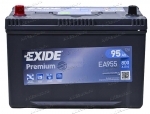 Аккумулятор автомобильный Exide Premium 95 А/ч 800 А прям. пол. EA955 Азия авто (306x173x225) с бортиком 2021г
