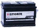 Аккумулятор автомобильный Storm Professional 75 А/ч 750 А обр. пол. Евро авто (278x175x190) 10.2021г