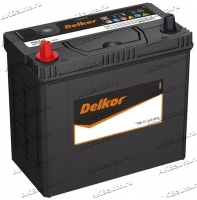 Аккумулятор автомобильный Delkor 70B24R 55 А/ч 480 А прям. пол. тонк. клеммы Азия авто (238х129х227) купить в Москве по цене 8950 рублей - АКБАВТО