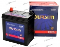 Аккумулятор автомобильный Oursun MF 46B19L 44 А/ч 380 А обр. пол. тонк. кл. Азия авто (190x128x222) без бортика купить в Москве по цене 4300 рублей - АКБАВТО