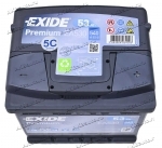 Аккумулятор автомобильный Exide Premium 53 А/ч 540 A обр. пол. EA530 Евро авто (207x175x190) 2021г