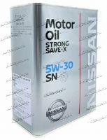 Масло моторное Nissan Strong Save X 5W30 4л синтетическое SN KLAN5-05304 купить в Москве по цене 4700 рублей - АКБАВТО