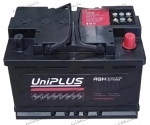 Аккумулятор автомобильный Uniplus Start-Stop AGM 70 А/ч 760 А обр. пол. Евро авто (278x175x190) L3.0