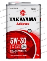 Масло моторное синтетика TAKAYAMA Adaptec SAE 5W-30 ILSAC GF-6A API SP 6056130 1л купить в Москве по цене 1100 рублей - АКБАВТО