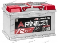 Аккумулятор автомобильный Arnezi DIN 72 А/ч 640 А обр. пол. низкий Евро авто (278х175х175) E1050720 купить в Москве по цене 8650 рублей - АКБАВТО