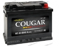 Аккумулятор автомобильный Cougar Energy 60 А/ч 500 А обр. пол. Евро авто (242x175x190) купить в Москве по цене 5150 рублей - АКБАВТО