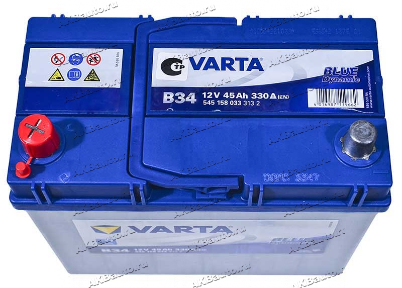 VARTA B34 Blue Dynamic 545 158 033 Batteries voiture 45Ah