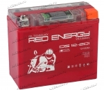 Аккумулятор для мотоцикла и скутера Red Energy DS 12201 12V 20 А/ч 280 A обр. пол. залит/заряжен YTX20L-BS, YTX20HL-BS, YB16L-B, YB18L-A (177x88x154)