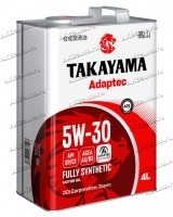 Масло моторное синтетика TAKAYAMA Adaptec 5W-30 A5/B5 API SP/CF 322128 4л купить в Москве по цене 3750 рублей - АКБАВТО