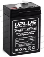 Аккумулятор для ИБП и прочего электрооборудования UPLUS US-General Purpose US6-4.5 6V 4.5 А/ч (70x47x106) AGM купить в Москве по цене 700 рублей - АКБАВТО