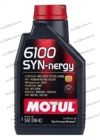 Масло моторное полусинтетика MOTUL 6100 Syn-Nergy 5W40 1L купить в Москве по цене 1280 рублей - АКБАВТО